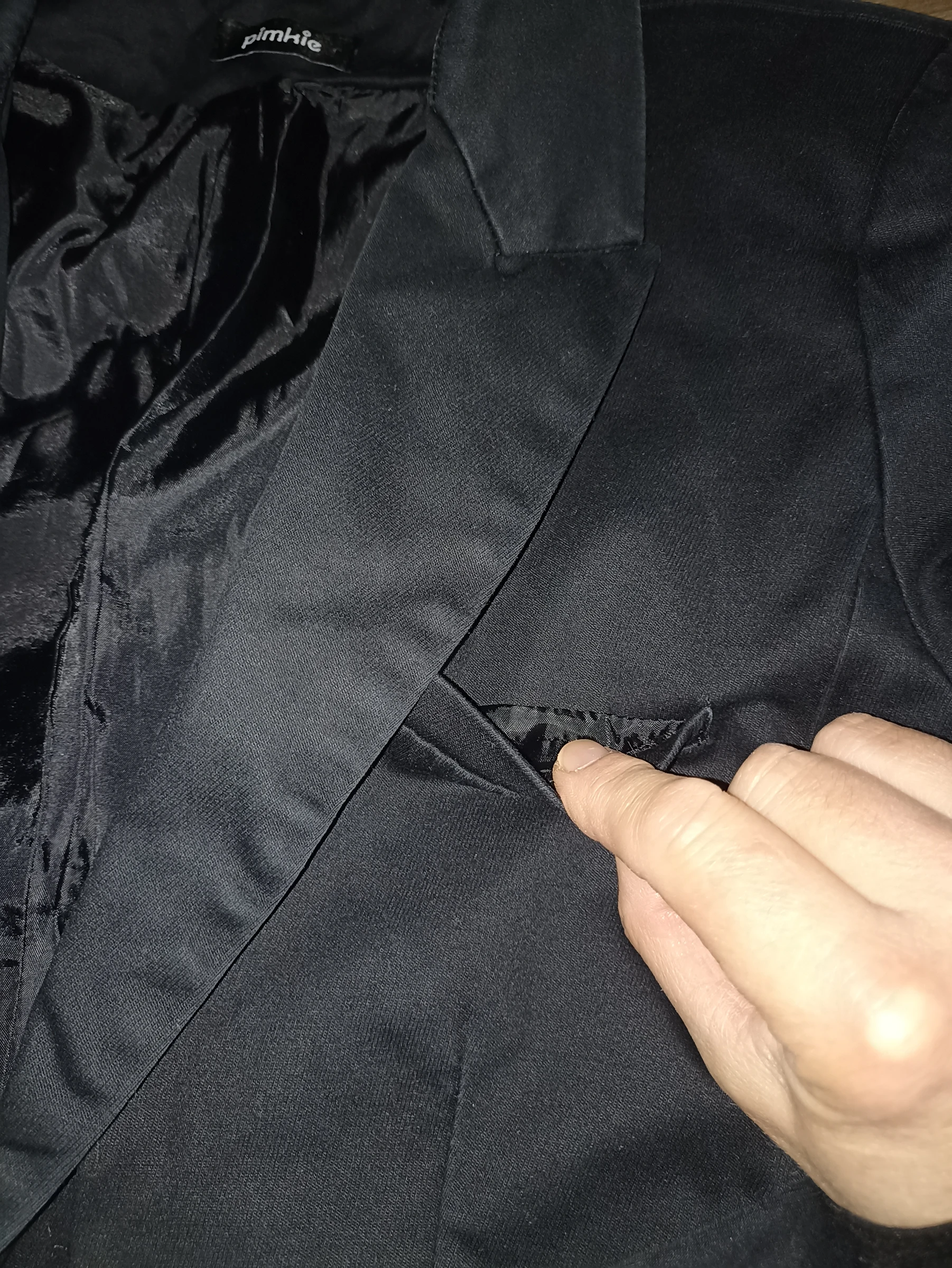 Blazer Pimkie Negro Básico Chic - Talla 36 (S) – photo 7